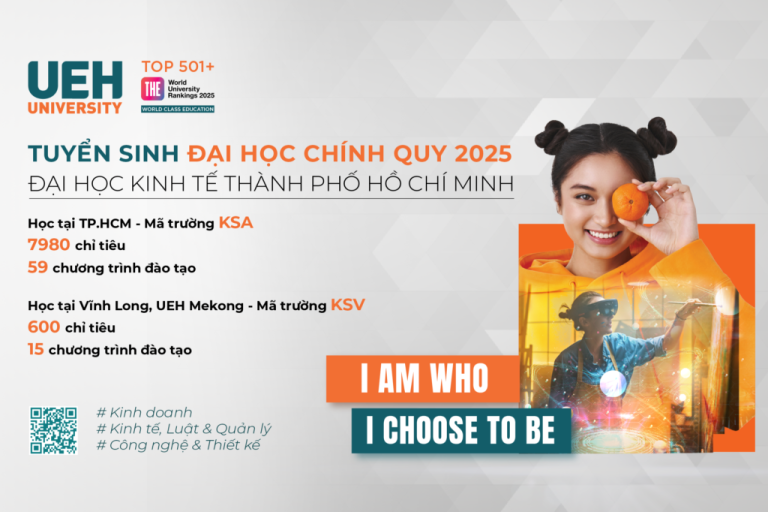 UEH CHÍNH THỨC KHỞI ĐỘNG MÙA TUYỂN SINH ĐẠI HỌC CHÍNH QUY 2025: Phương thức mới, Nhiều ngành mới hấp dẫn, Cơ hội “du học” Đại học Top 501+ thế giới tại Việt Nam